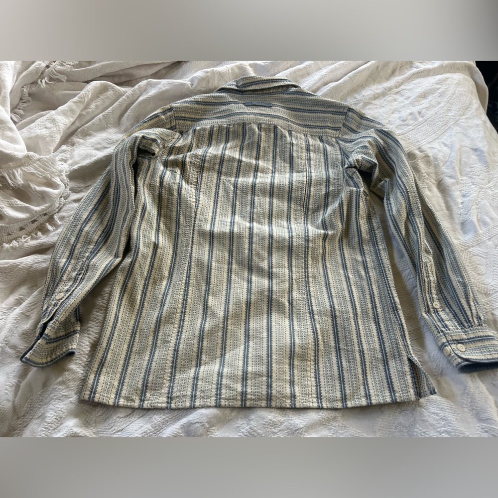 Duluth Trading Half Button Pullover Textured Shir… - image 3